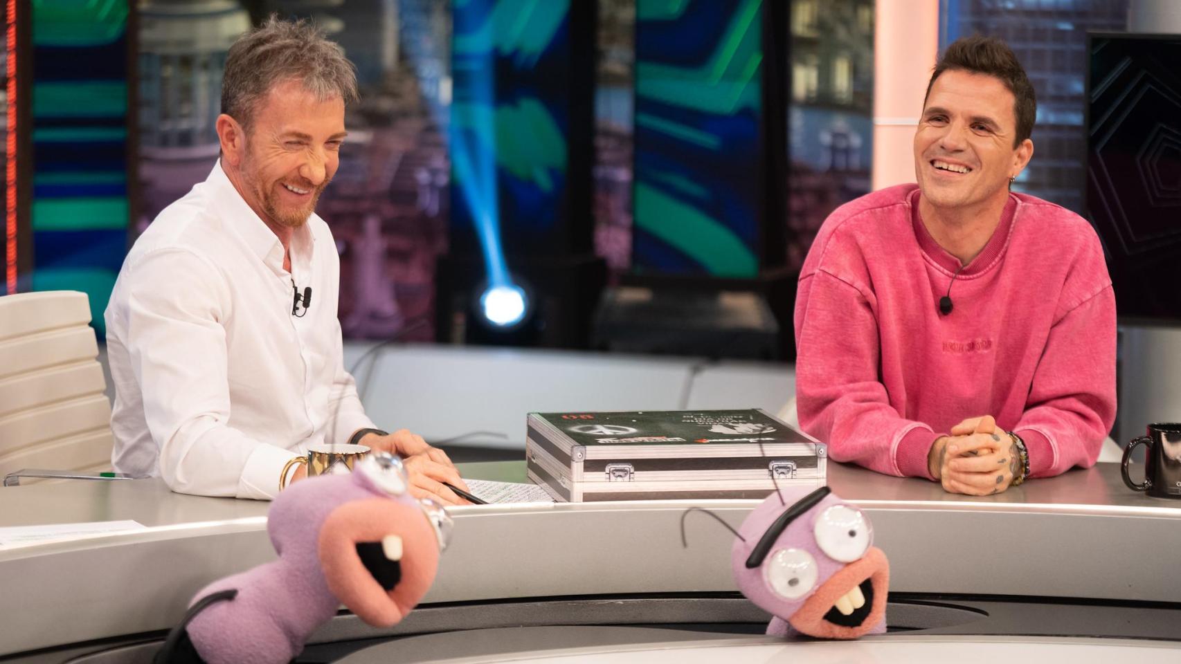 Pablo Motos y Dani Martín en 'El Hormiguero' este jueves.