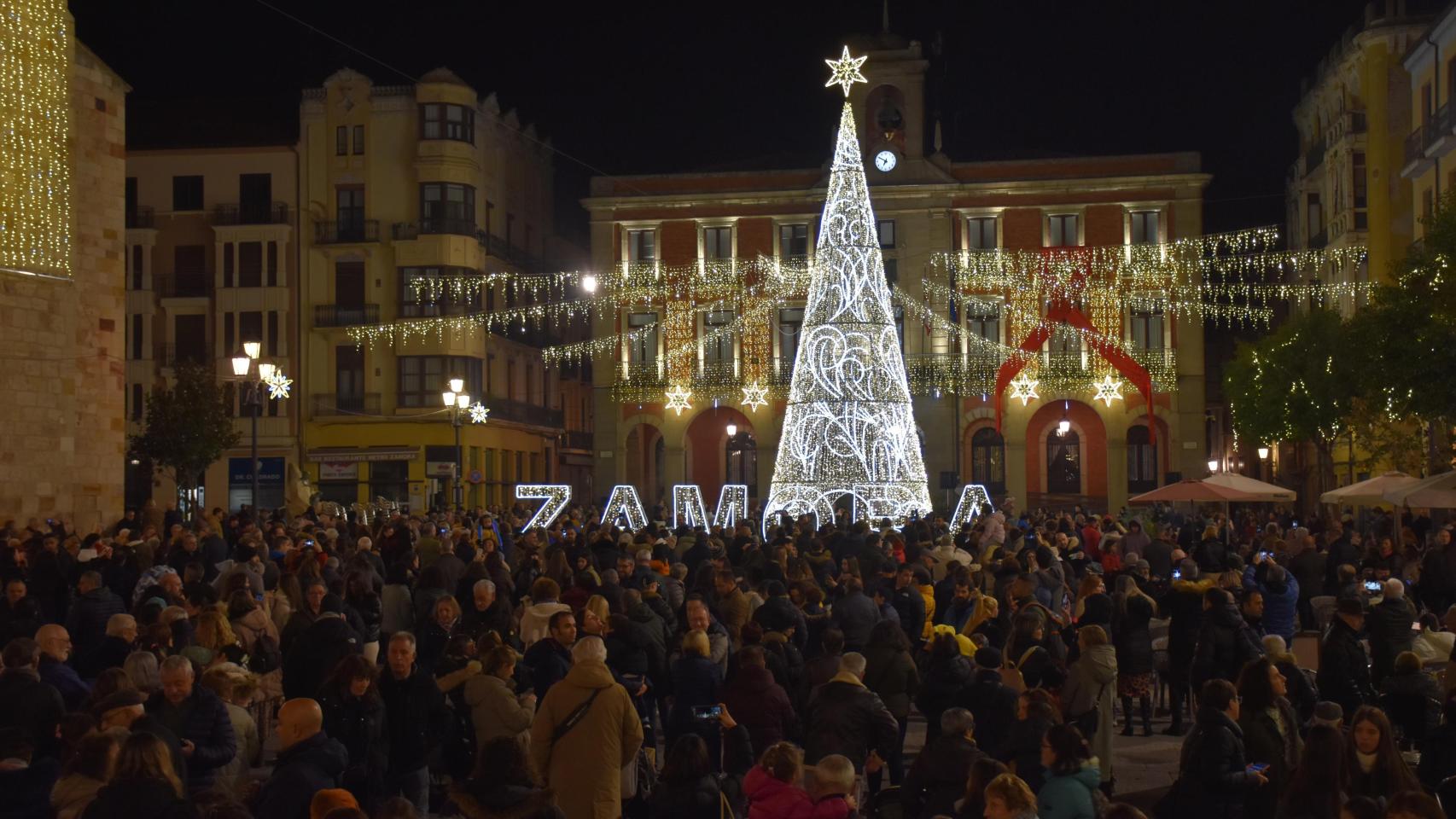 Encendido luces de Navidad en Zamora 2024