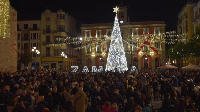 Encendido luces de Navidad en Zamora 2024