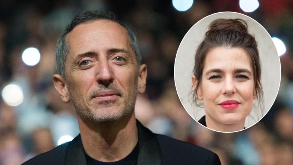 Gad Elmaleh y Carlota Casiraghi, en un montaje de JALEOS.