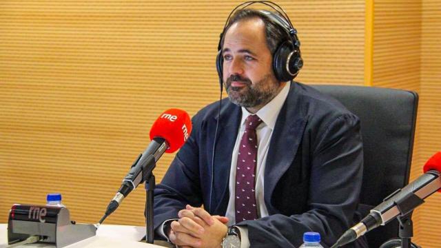 Paco Núñez durante su intervención en el programa 'Parlamento' de Radio Nacional.