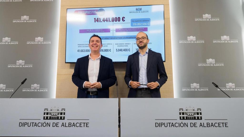 Presentación de los presupuestos de la Diputación de Albacete.