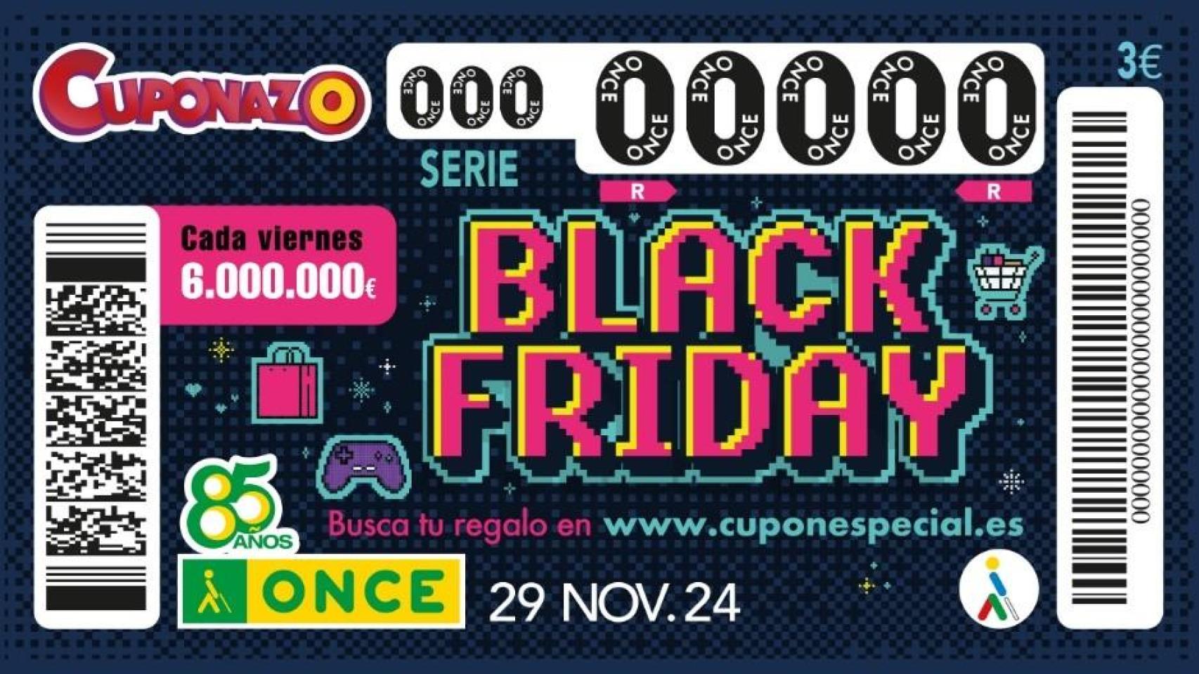 Cuponazo de la ONCE Black Friday: resultados del sorteo de hoy, viernes 24 de noviembre de 2024