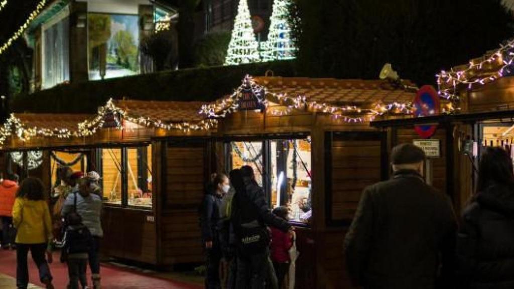 Mercado de Navidad en Carreira do Conde.