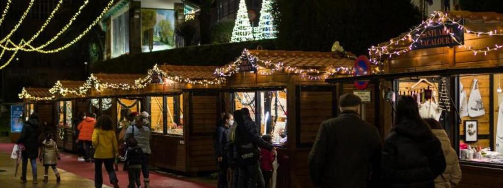 Mercado de Navidad en Carreira do Conde.