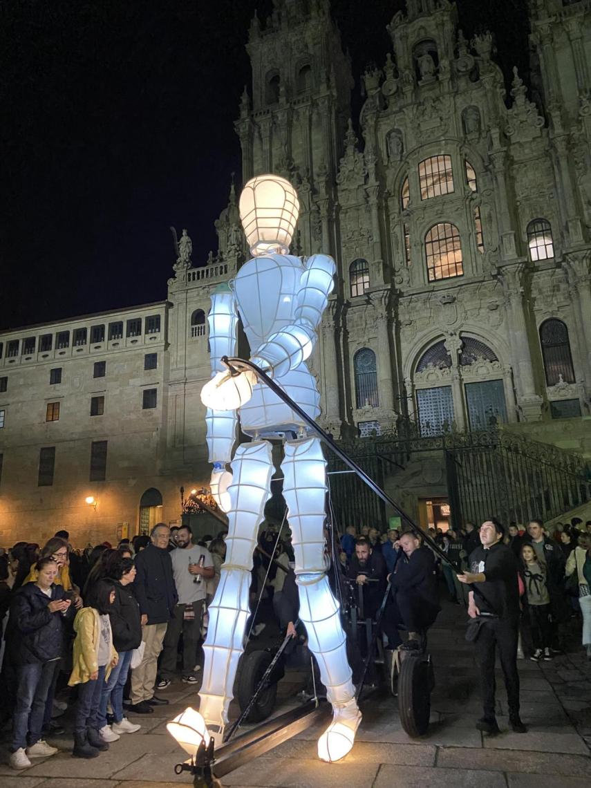 Encendido de las luces de Navidad de Santiago