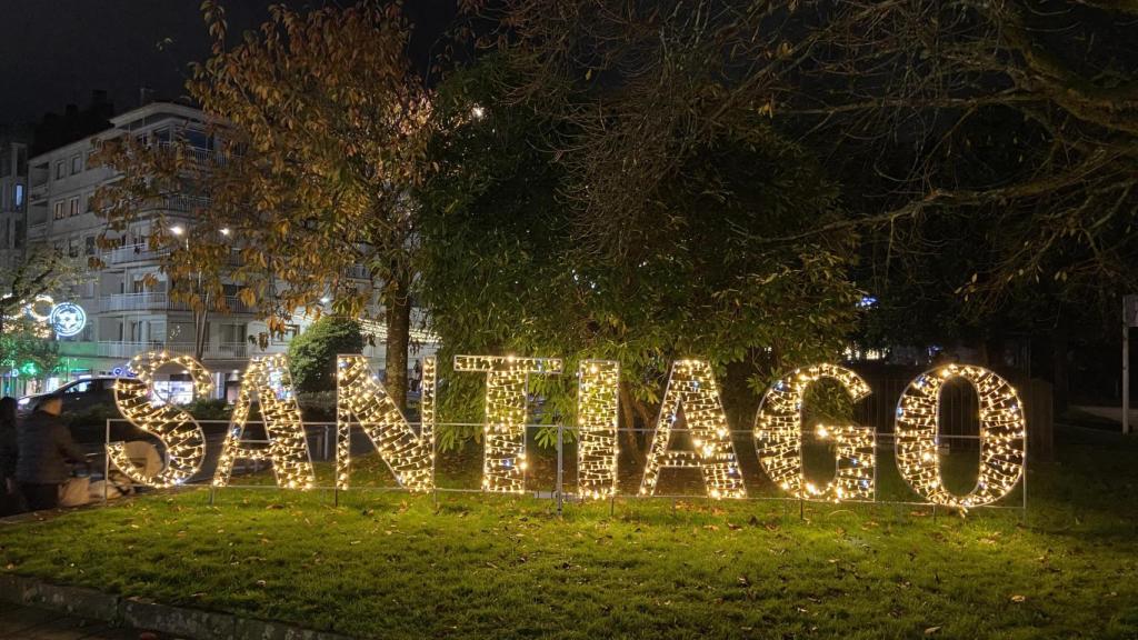 Encendido de las luces de Navidad de Santiago