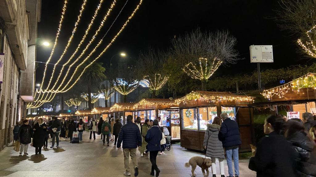 Encendido de las luces de Navidad de Santiago