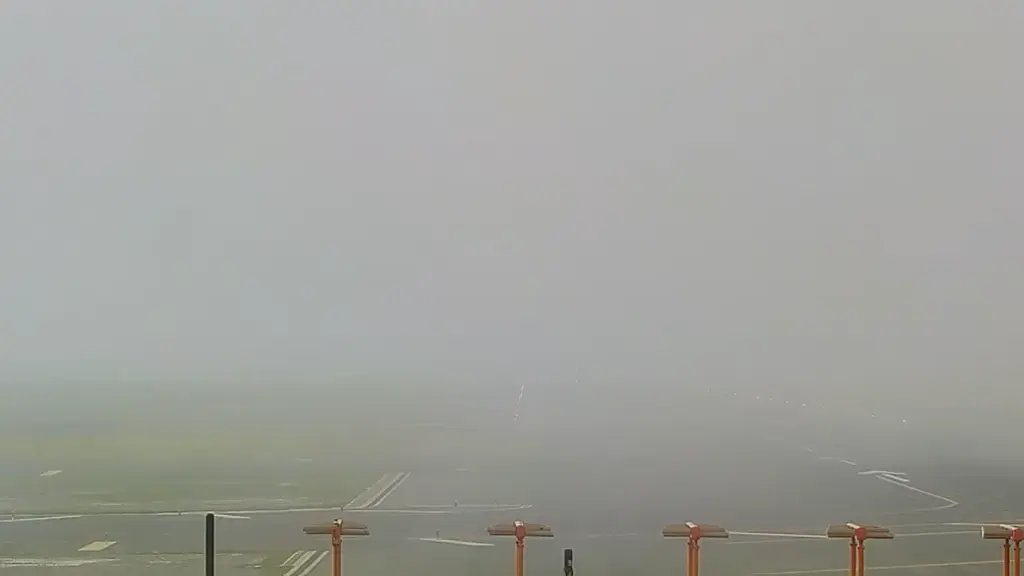 La pista del aeropuerto hoy.