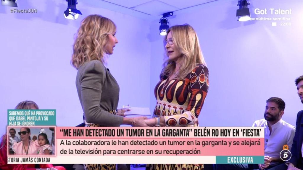 Emma García y Belén Rodríguez en 'Fiesta'.