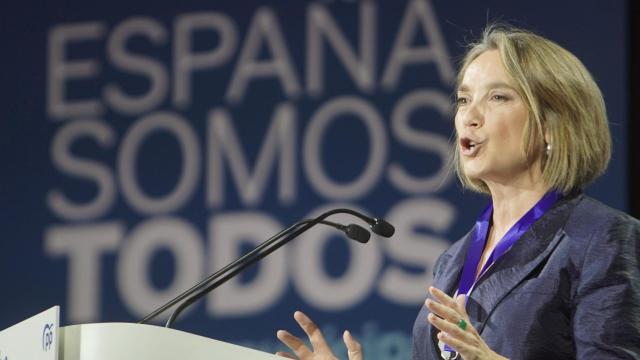 La secretaria general del PP Cuca Gamarra, participa en la apertura de la XXVII Intermunicipal del PP en Valladolid