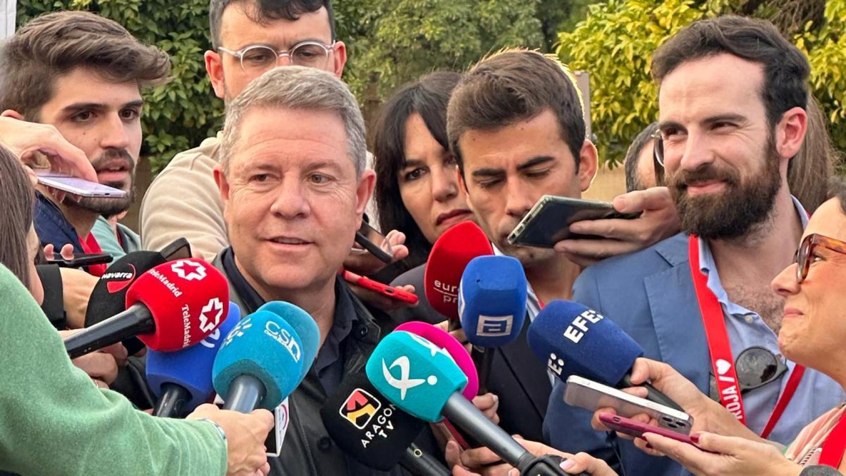 Emiliano García-Page, en la tarde de este sábado en el Congreso Federal del PSOE.