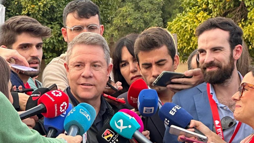 Emiliano García-Page, en la tarde de este sábado en el Congreso Federal del PSOE.