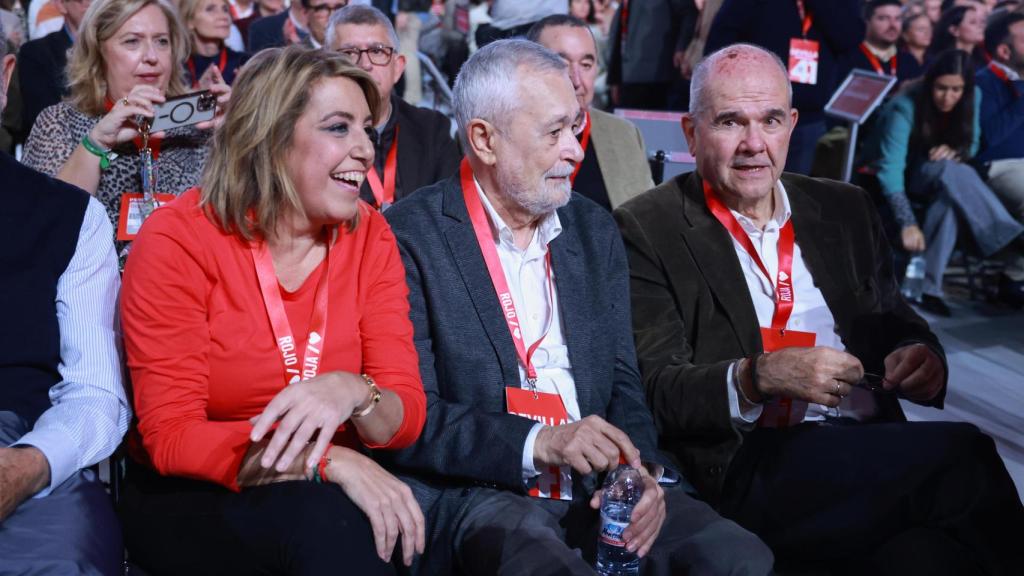 Susana Díaz, José Antonio Griñán y Manuel Chaves.