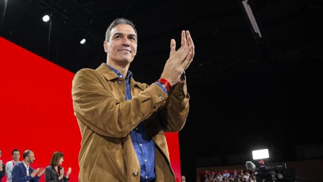 El presidente Pedro Sánchez, este sábado a su llegada al Congreso Federal del PSOE que se celebra en Sevilla.