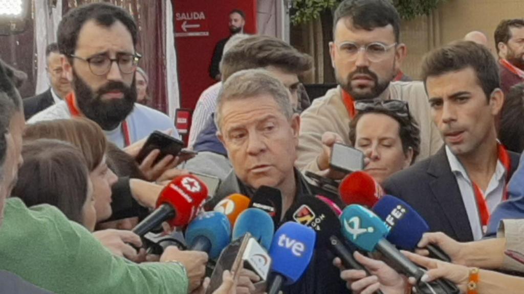 El presidente de Castilla-La Mancha, Emiliano García-Page, este sábado en el 41º Congreso Federal del PSOE.