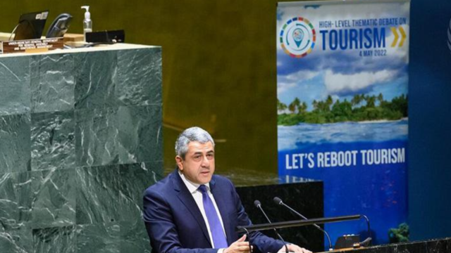 El secretario General de la Organización Mundial del Turismo, Zurab Pololikashvili, en una imagen de archivo