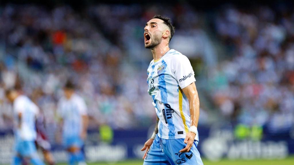 Víctor García, jugador del Málaga CF