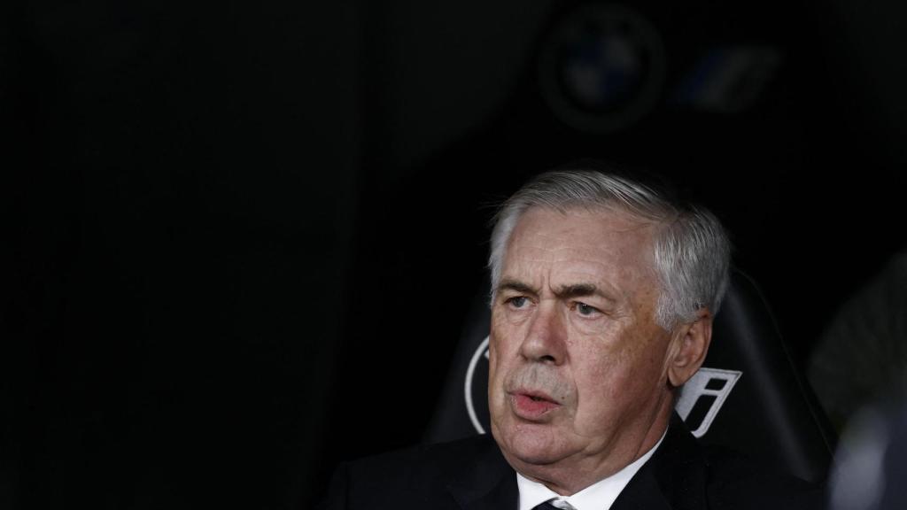 Carlo Ancelotti, en el partido ante el Getafe.