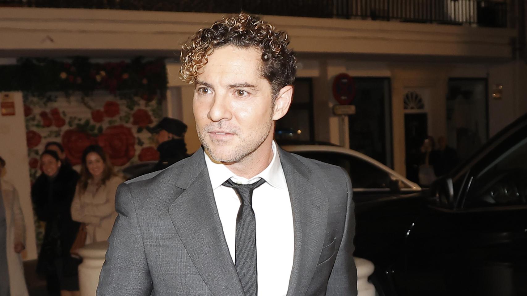 David Bisbal en un acto público.