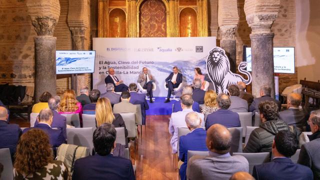 oro Foro sobre agua y sostenibilidad organizado por EL ESPAÑOL - EL DIGITAL CLM y Aqualia en 2023.