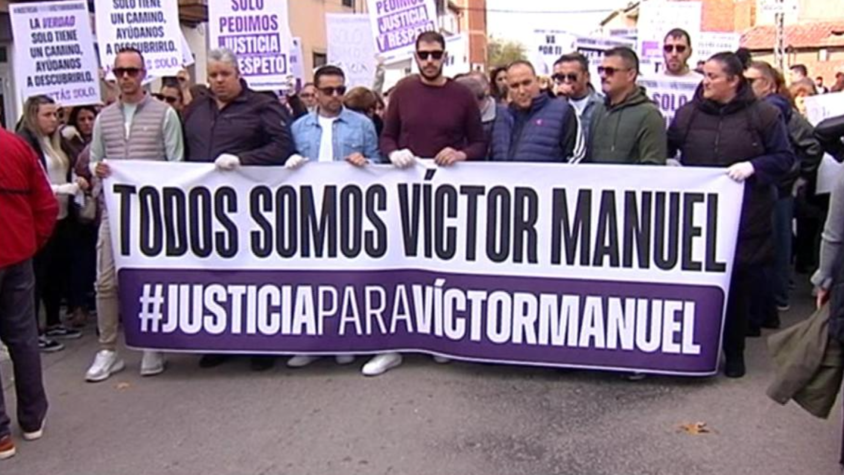 Manifestación por el asesinato de Víctor Manuel. Foto: CMM.