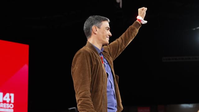 El presidente del Gobierno y secretario general del PSOE, Pedro Sánchez, este domingo en el 41º Congreso Federal del partido en Sevilla.