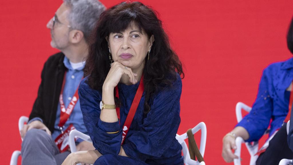 La ministra de Igualdad, Ana Redondo, durante la inauguración del 41º Congreso Federal del PSOE en Sevilla.