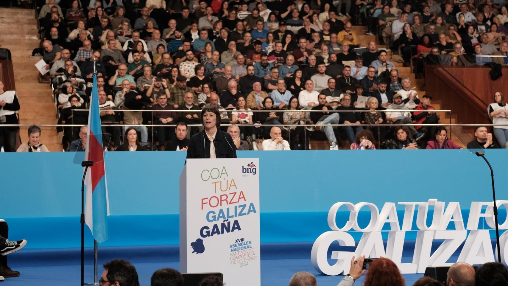 Ana Pontón en la Asamblea Nacional del BNG.