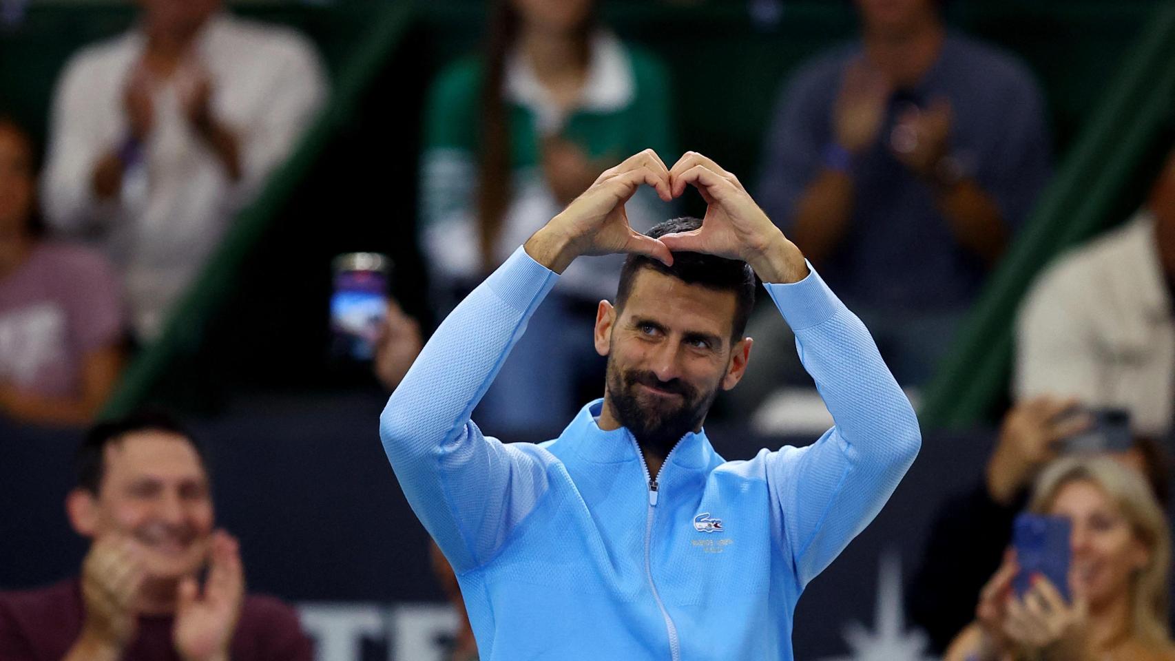 Djokovic, en la despedida a Juan Martín del Potro.