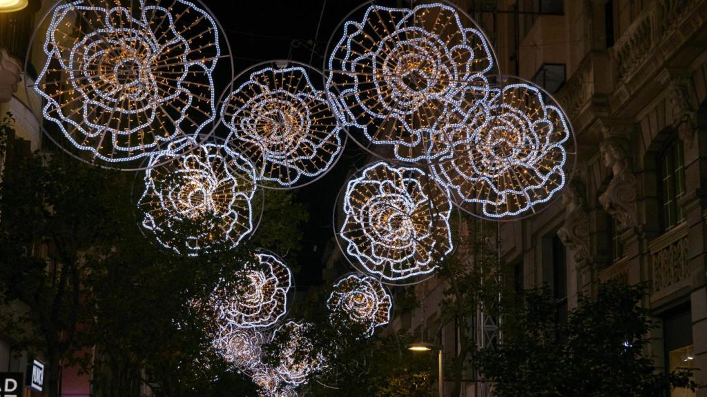 Luces de navidad en Madrid