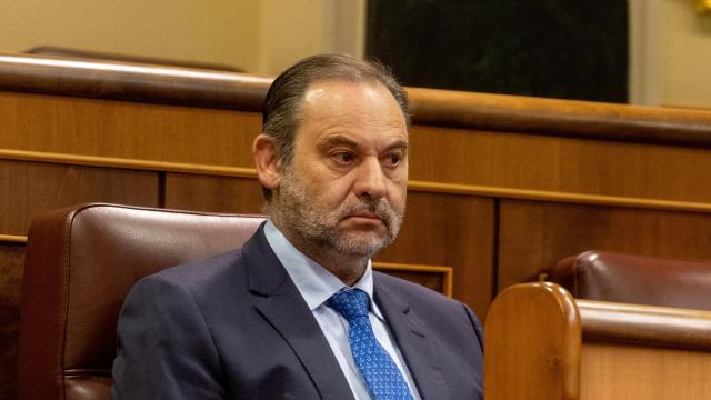 José Luis Ábalos, durante un pleno reciente en el Congreso de los Diputados.