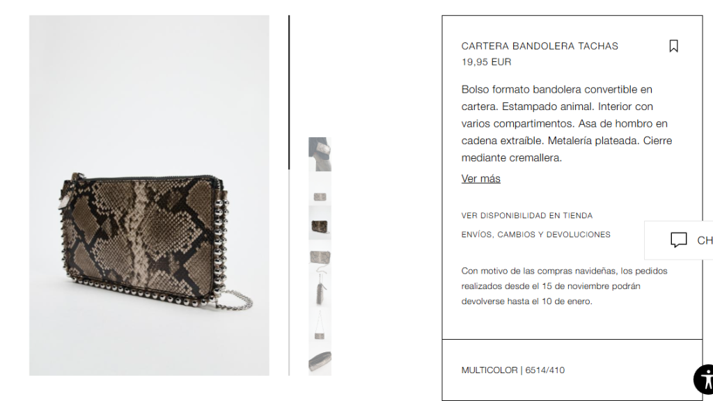 Cartera bandolera. Ref. 6514/410