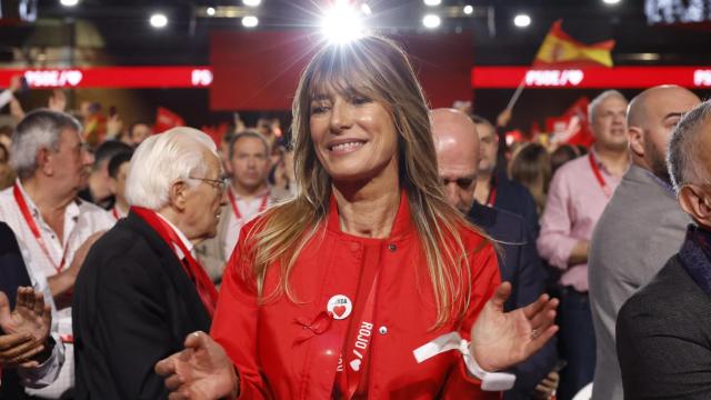 Begoña Gómez, en el Congreso federal del PSOE.