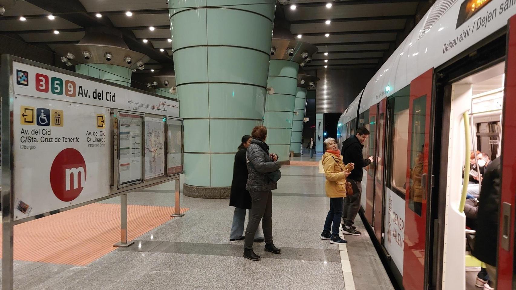 Estación de Metrovalencia. GVA