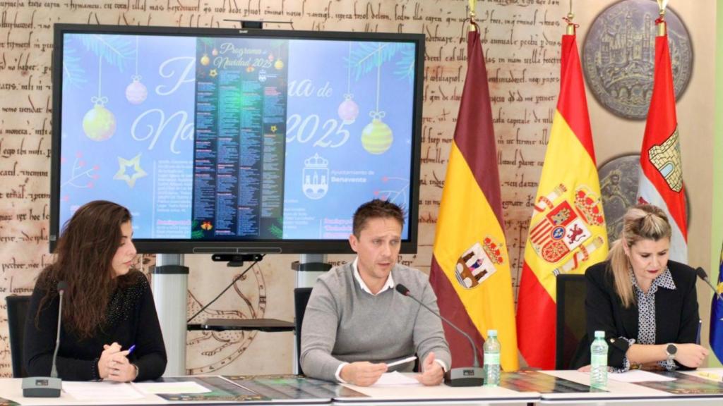 Presentacion de la Navidad en Benavente 2024