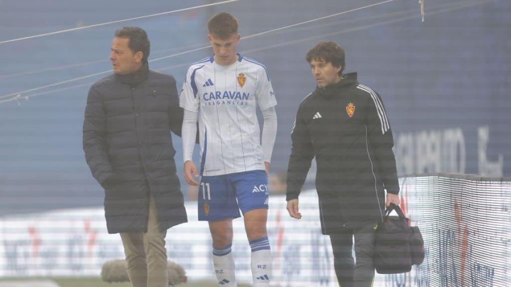 Bazdar se retiró lesionado en el duelo frente al Albacete.