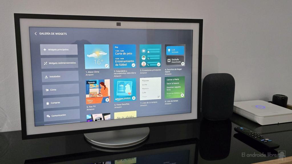 Widgets del Amazon Echo Show 21
