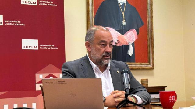 Julián Garde, rector de la UCLM.