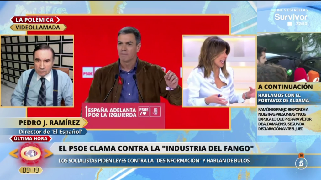 El director de EL ESPAÑOL, Pedro J. Ramírez, en 'La Mirada Crítica' este lunes.