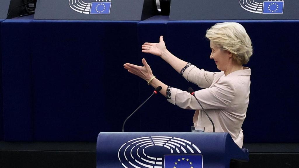 Ursula von dder Leyen, presidenta de la Comisión Europea.