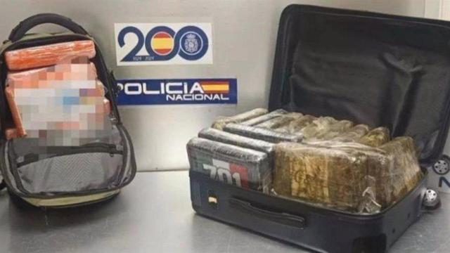 Material incautado por la Policía Nacional.