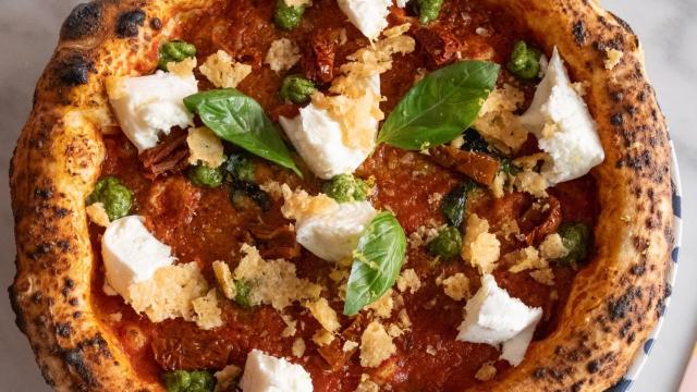 La pizza Buffala Fresca de Baldoria.