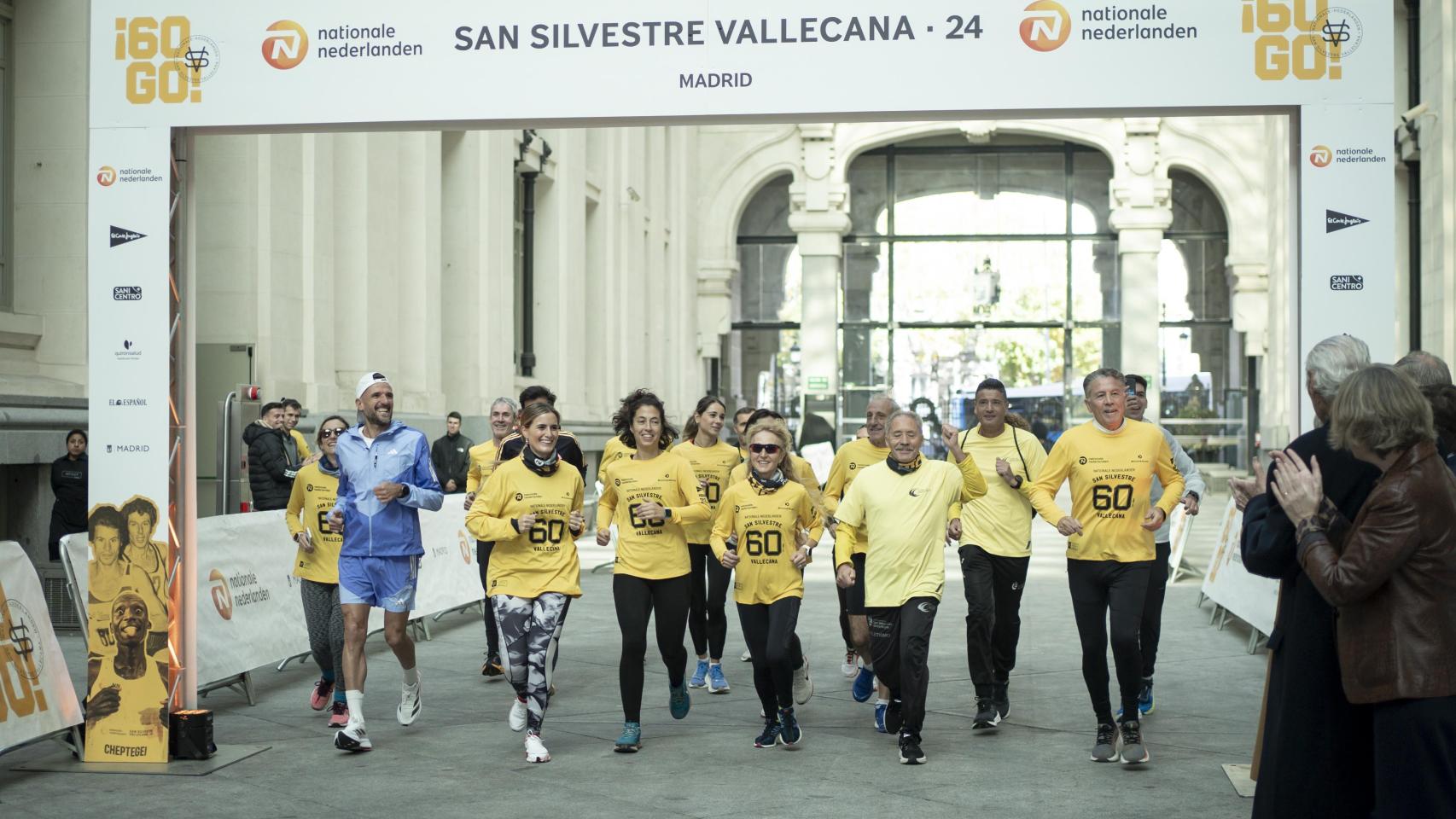 Inicio de la presentación de la Nationale Nederlanden San Silvestre Vallecana 2024