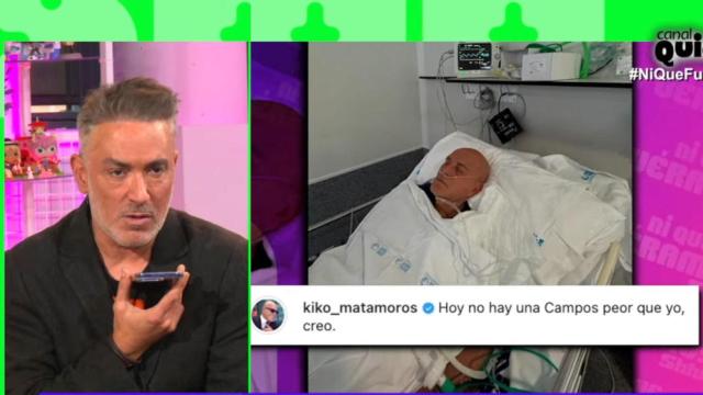 Kiko Hernández hablando con Kiko Matamoros en 'Ni que fuéramos Shhh'.