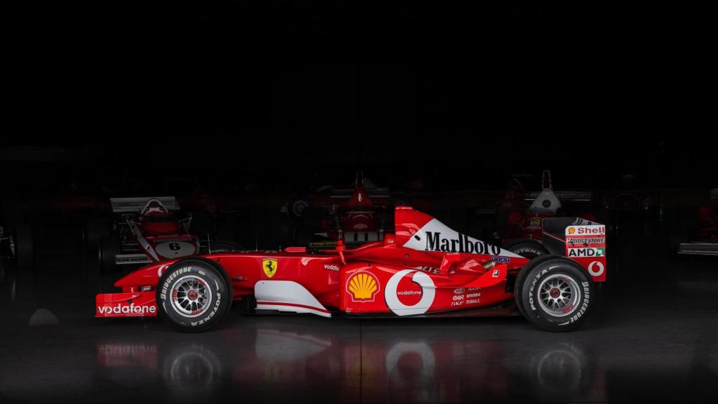 El Ferrari F2002 pilotado por Michael Schumacher y propiedad de Bernie Ecclestone