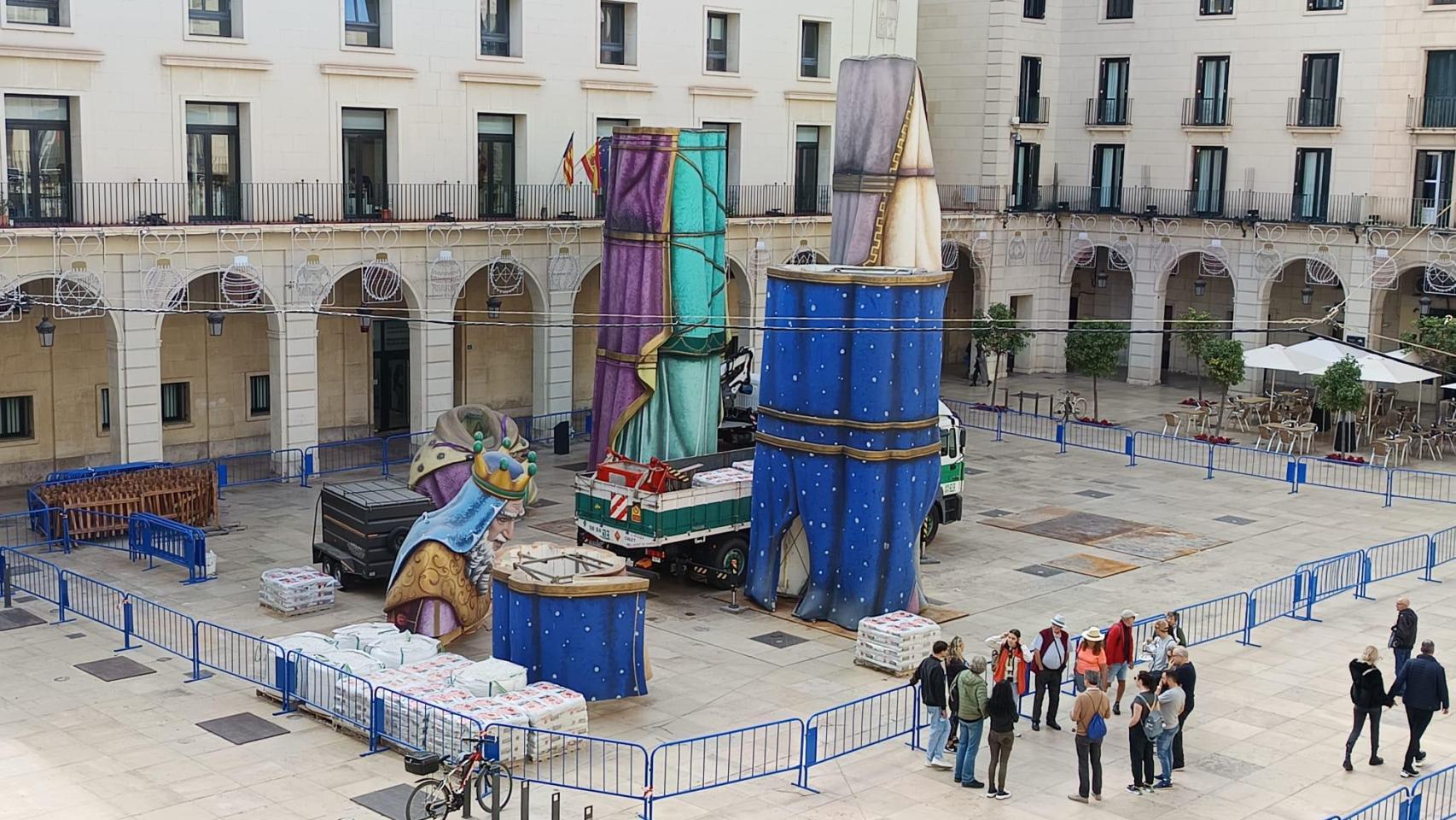 Instalación del Belén Monumental.