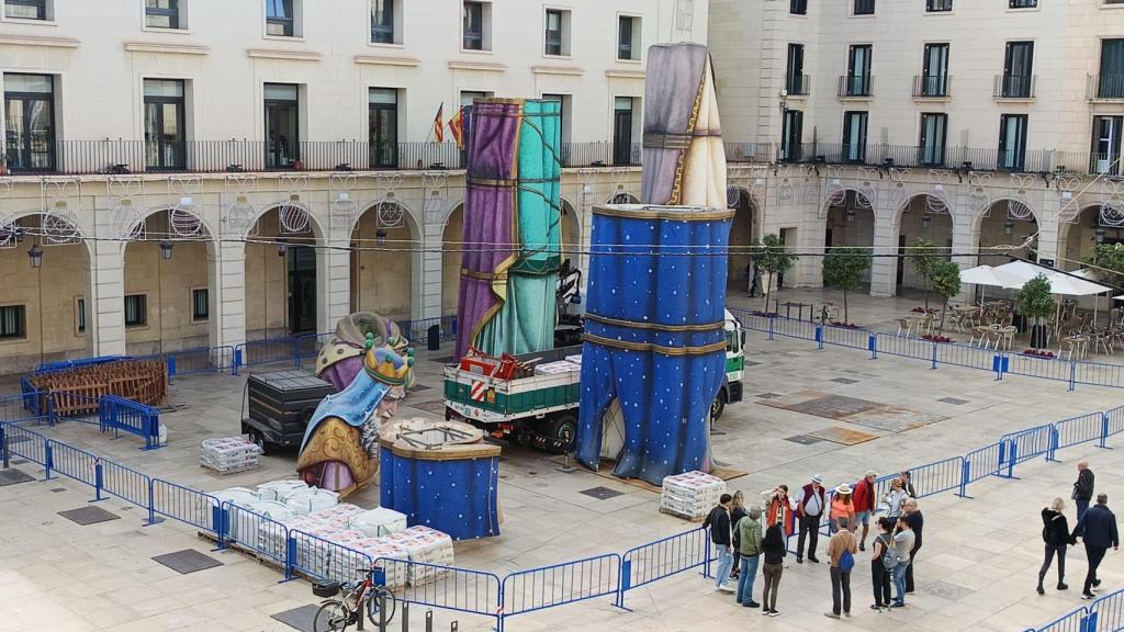 Instalación del Belén Monumental.