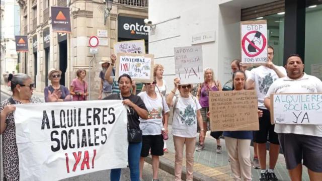 Movilización del Sindicat de Barri de Carolines en imagen de archivo.