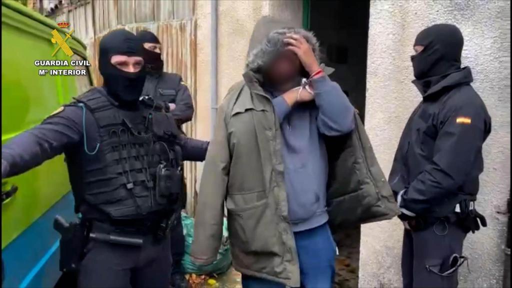 Imagen del detenido en la provincia de Burgos